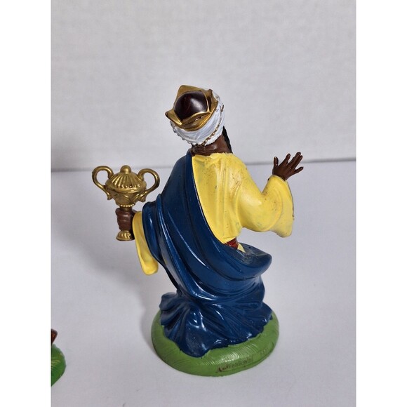 Vtg Depose Nativity Wisemen Mother Goose Italy Christmas Fontanini Hand Painted - Picture 6 of 11
